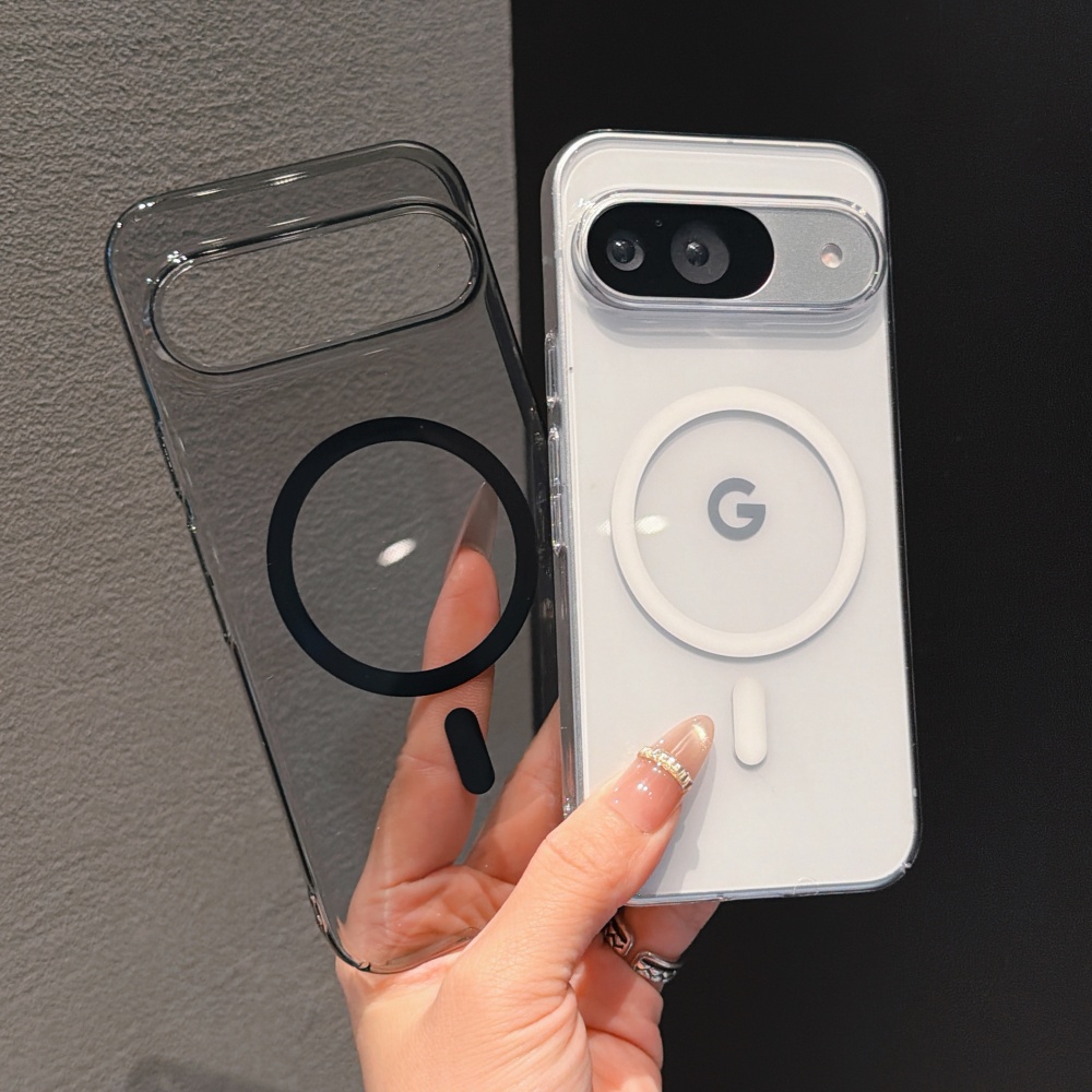 Google Pixel 9 Pro - Lüks Orijinal HD Şeffaf PC Manyetik