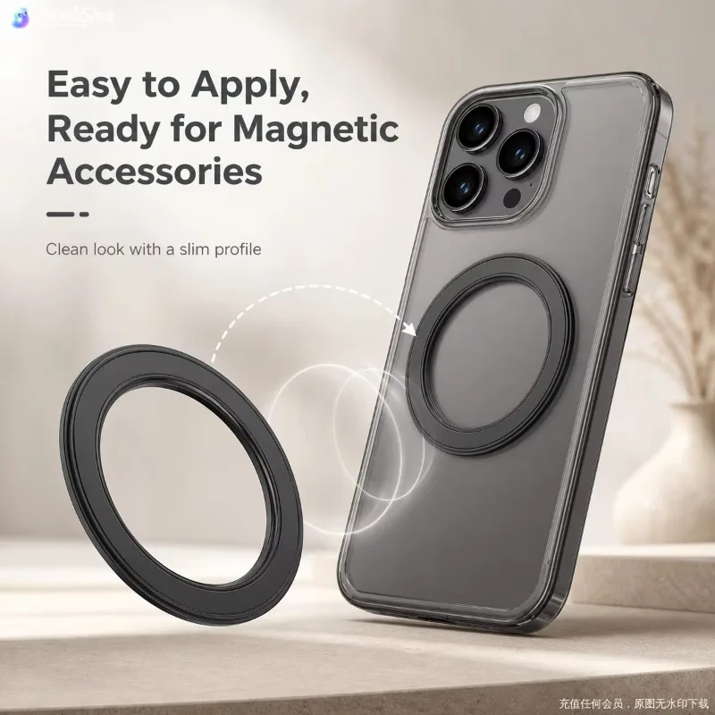 Phone Accessories Useful - Magsafe Güçlü Manyetik Halka Telefon Tutucu,