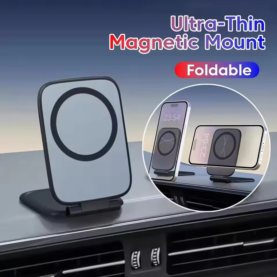 Phone Accessories Holder Car - Ultra ince Manyetik Telefon Tutucu Katlanabilir