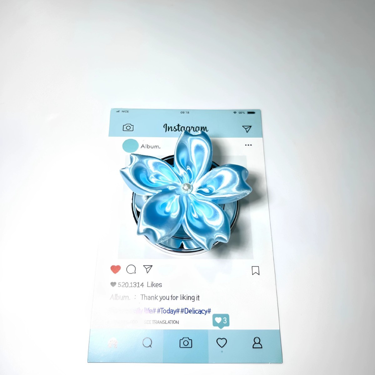 Saten İnci Çiçekli Manyetik Te - Phone Accessories Useful incelemesi ve fiyatı