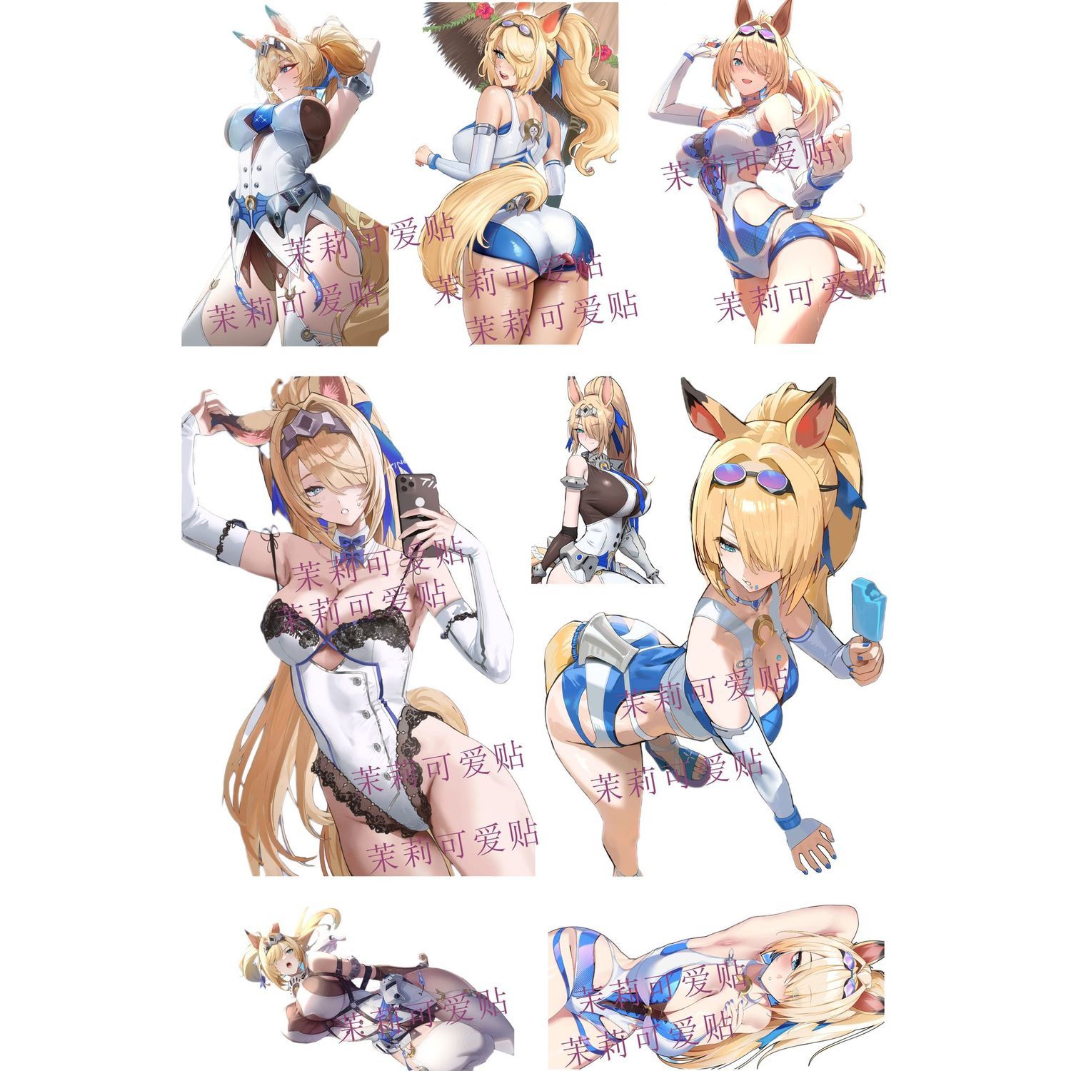 8 adet/set Anime Zenless Zone  - Phone Zone Accessories & Repair Photos incelemesi ve fiyatı